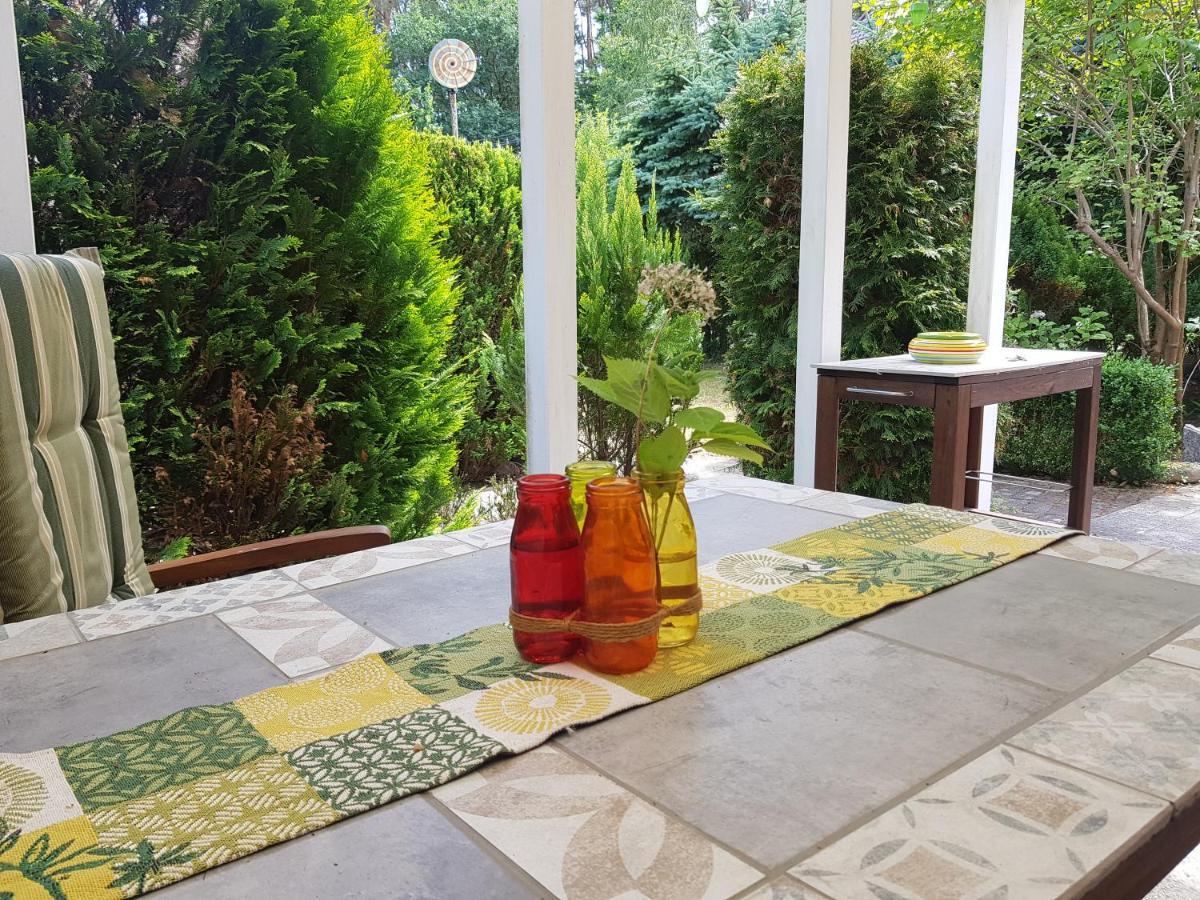gemütliches Ferienhaus in Seenähe Sewekow Exterior foto