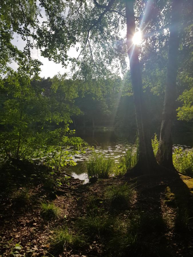 gemütliches Ferienhaus in Seenähe Sewekow Exterior foto
